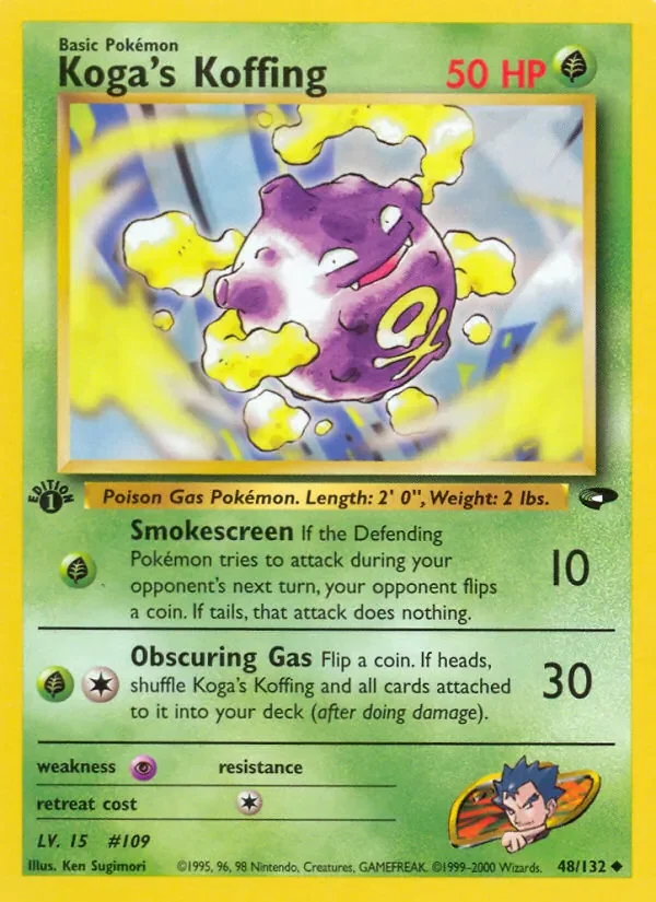 Koga's Koffing - Non-holo