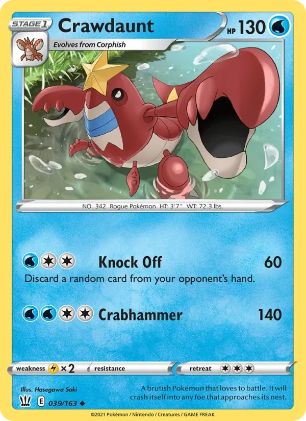 Crawdaunt - Non-holo