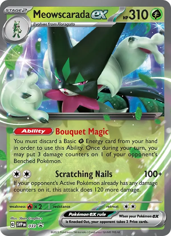 Meowscarada ex - Holo