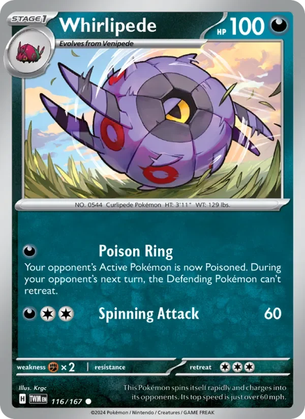 Whirlipede - Non-holo
