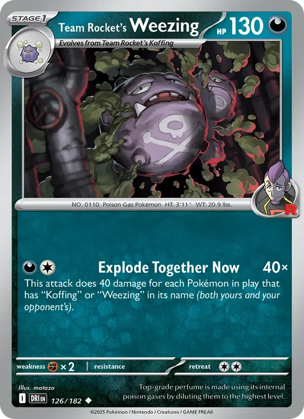 Team Rocket's Weezing - Non-holo