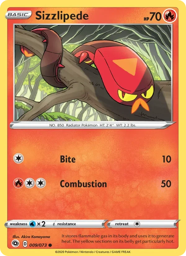 Sizzlipede - Non-holo
