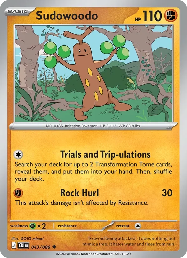 Sudowoodo - Non-holo
