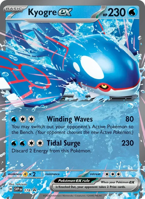 Kyogre ex - Holo