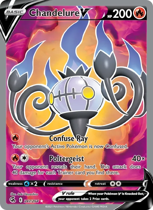 Chandelure V - Holo