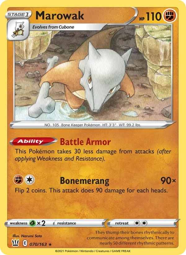 Marowak - Non-holo