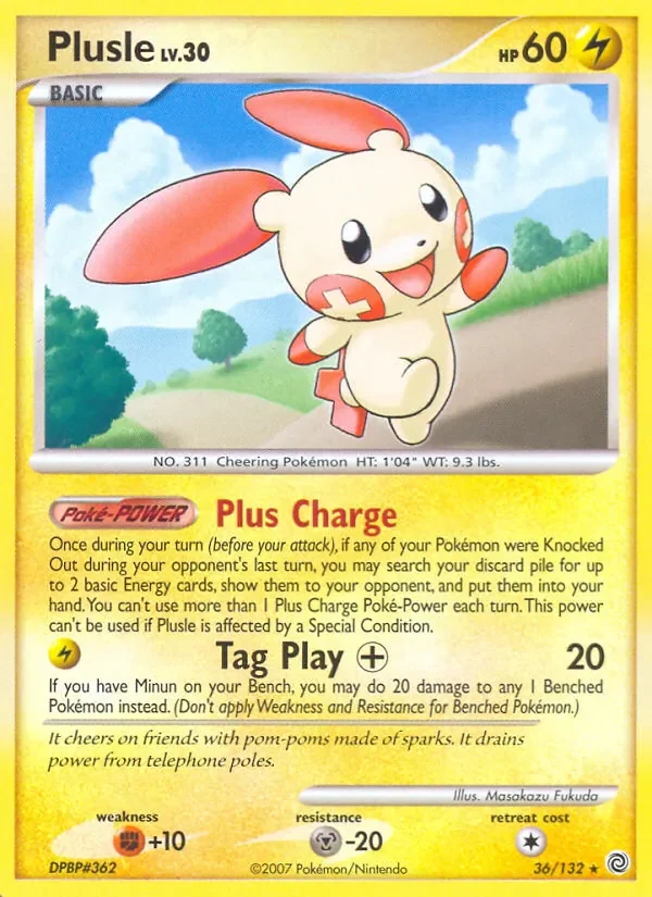 Plusle - Non-holo