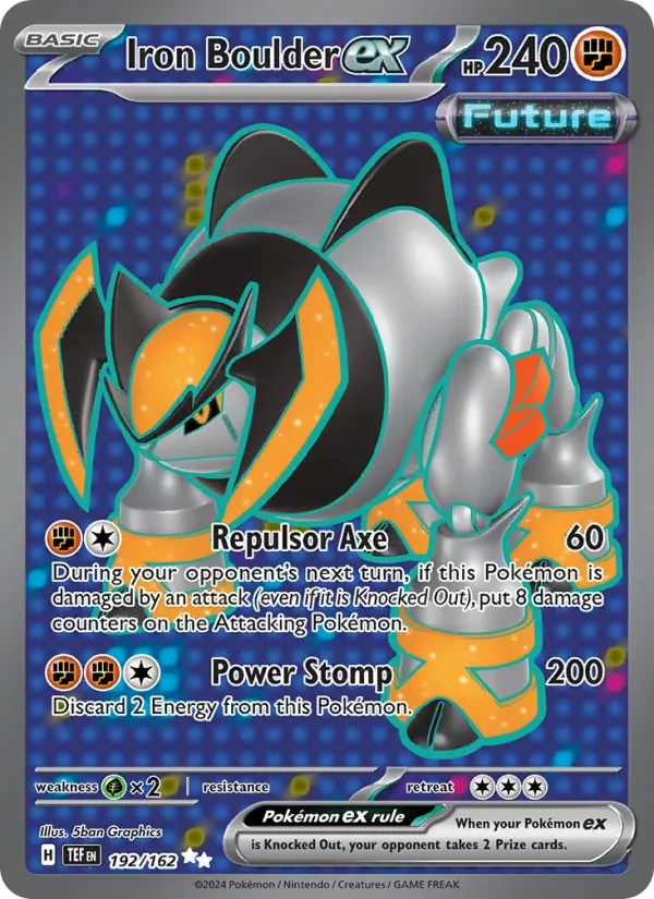 Iron Boulder ex - Full Art
