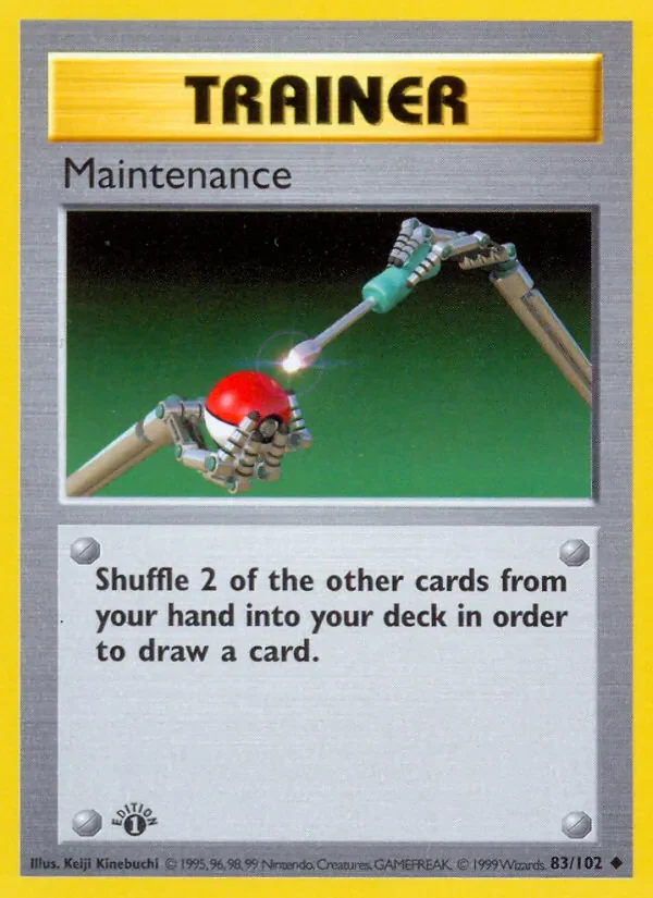 Maintenance - Non-holo - 1999-2000 copyright