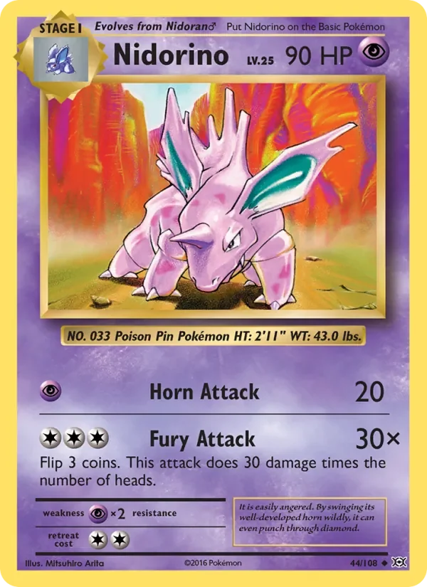 Nidorino - Non-holo