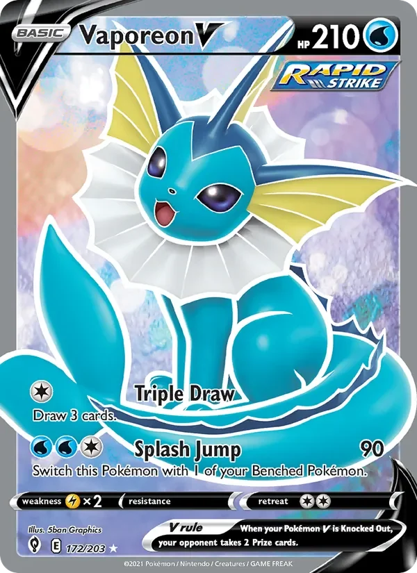 Vaporeon V - Holo