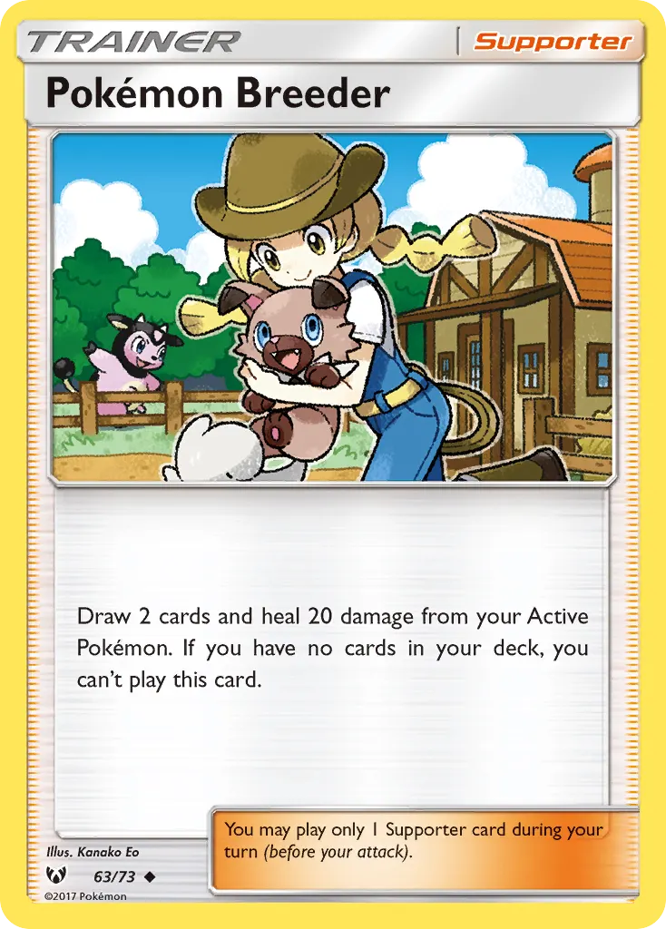 Pokémon Breeder - Non-holo