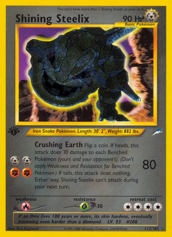 Shining Steelix - Holo