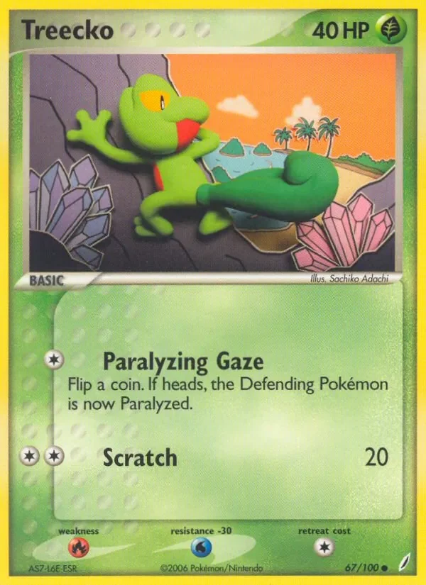 Treecko - Non-holo