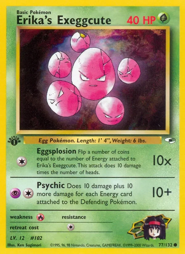 Erika's Exeggcute - Non-holo