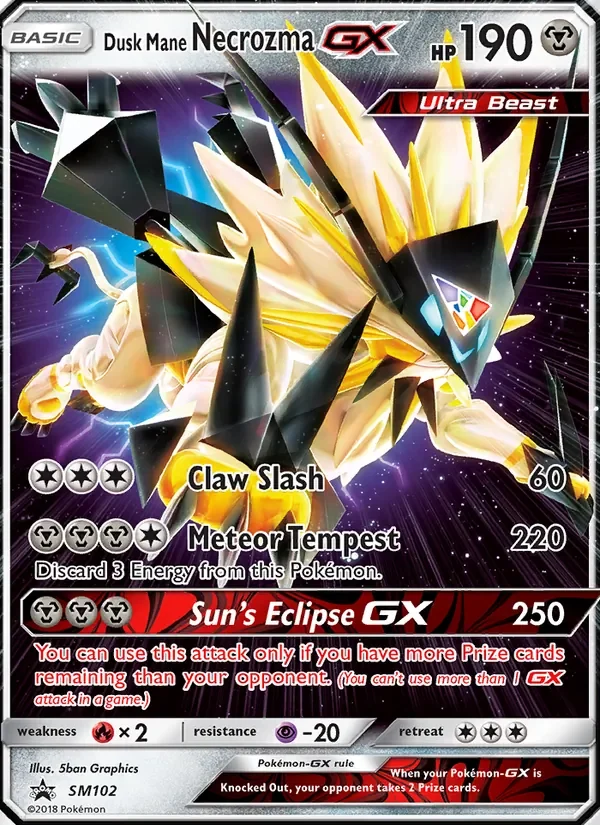Dusk Mane Necrozma GX - Holo