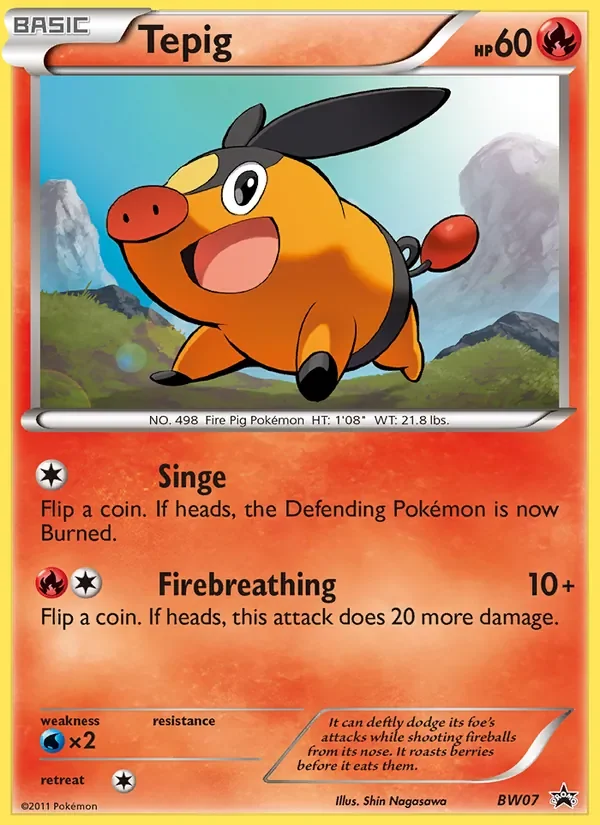 Tepig - Non-holo