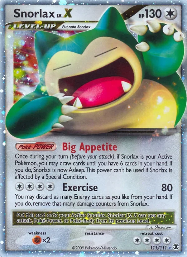 Snorlax LV.X - Holo