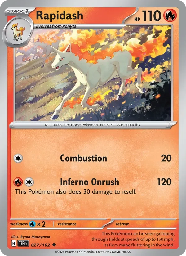 Rapidash - Non-holo
