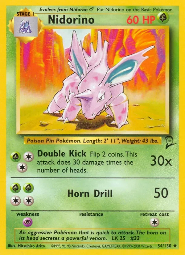 Nidorino - Non-holo