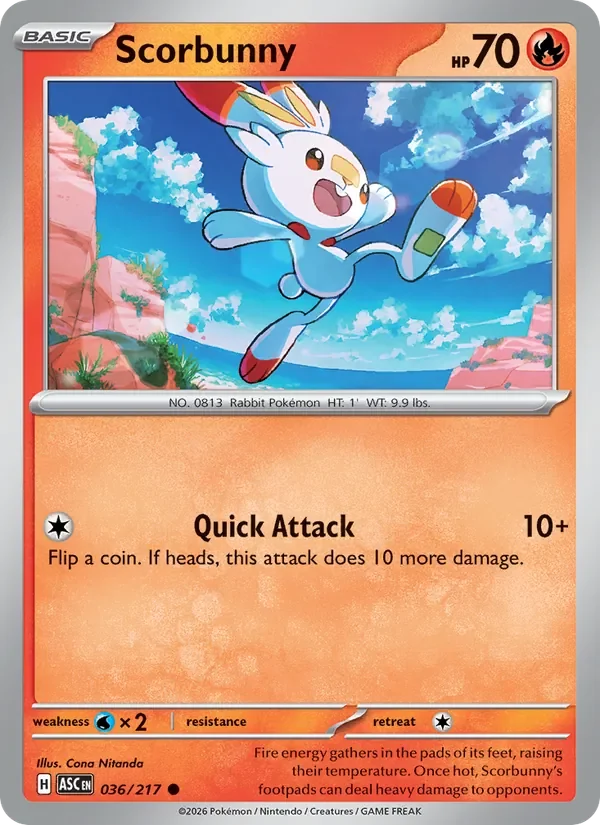 Scorbunny - Non-holo