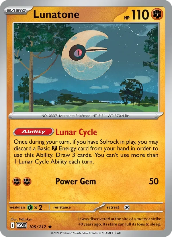 Lunatone - Holo