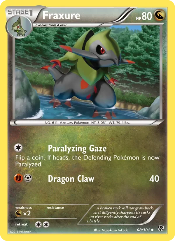 Fraxure - Non-holo