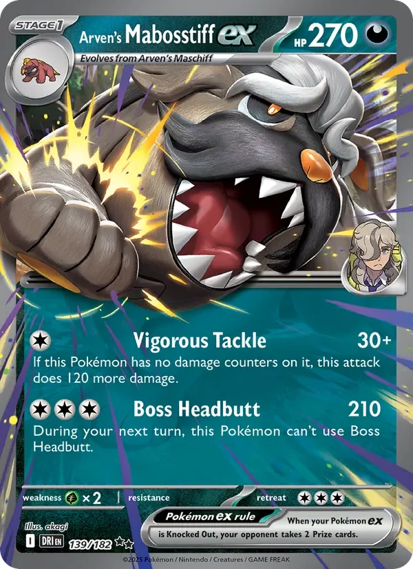 Arven's Mabosstiff ex - Holo