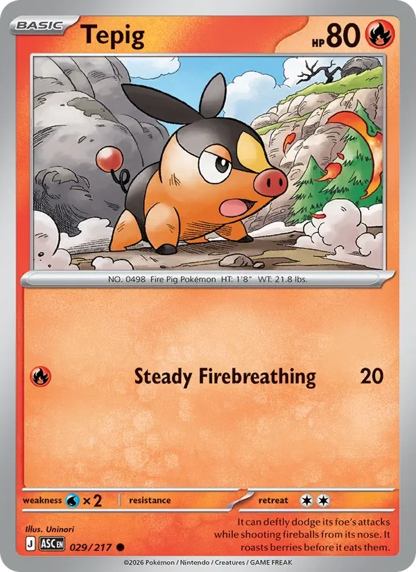 Tepig - Non-holo