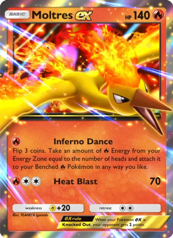 Moltres ex - Non-holo