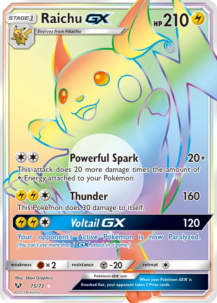 Raichu GX - Non-holo
