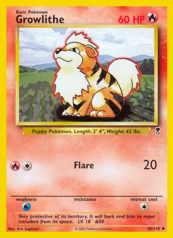 Growlithe - Non-holo