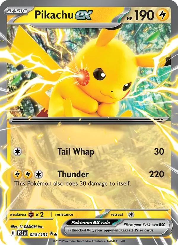 Pikachu ex - Holo