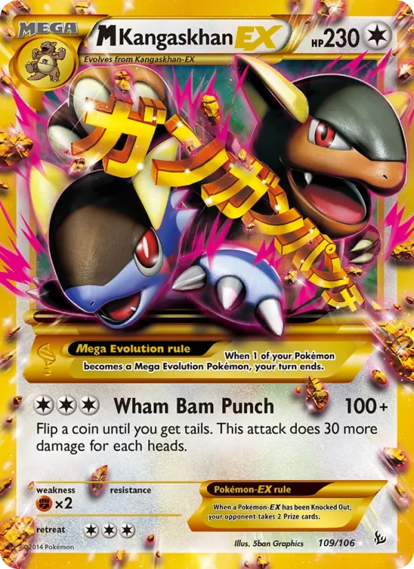 M Kangaskhan EX - Non-holo