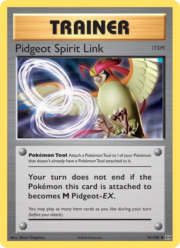 Pidgeot Spirit Link - Non-holo