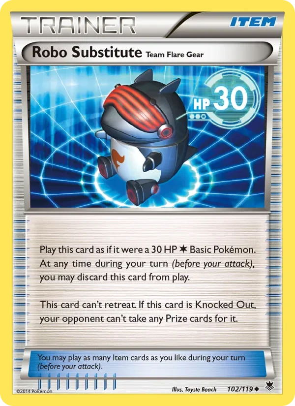 Robo Substitute Team Flare Gear - Non-holo