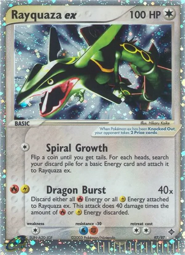 Rayquaza ex - Non-holo - Chris Fulop