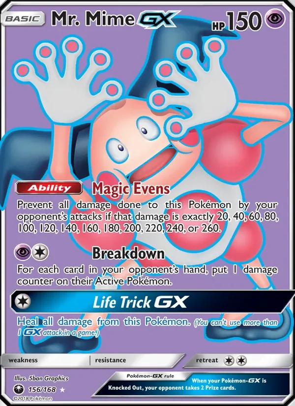 Mr. Mime GX - Non-holo