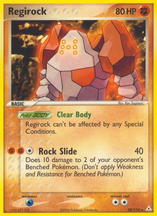 Regirock - Non-holo