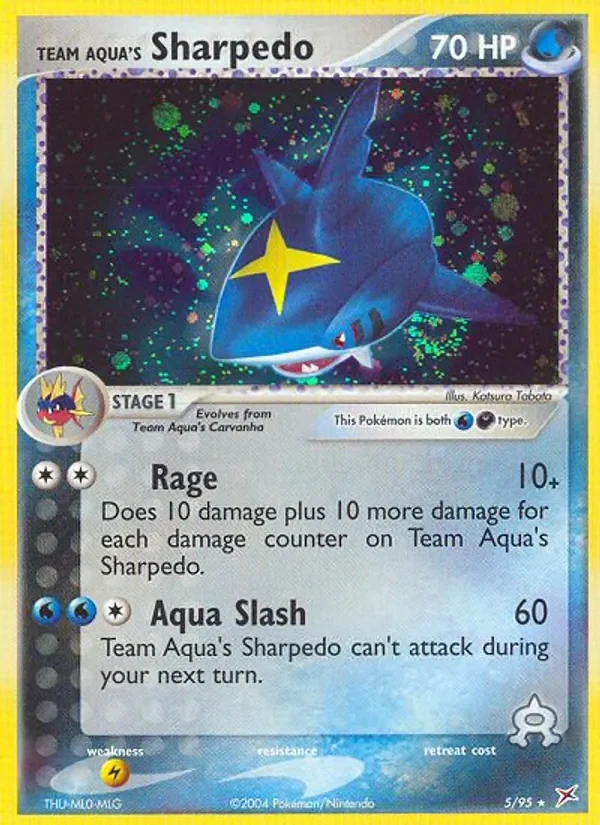 Team Aqua's Sharpedo - Holo
