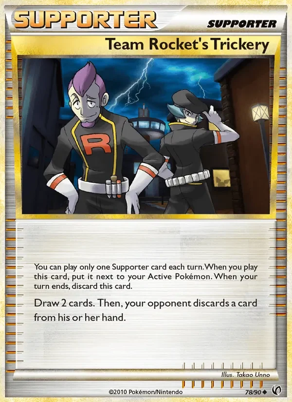 Team Rocket's Trickery - Non-holo