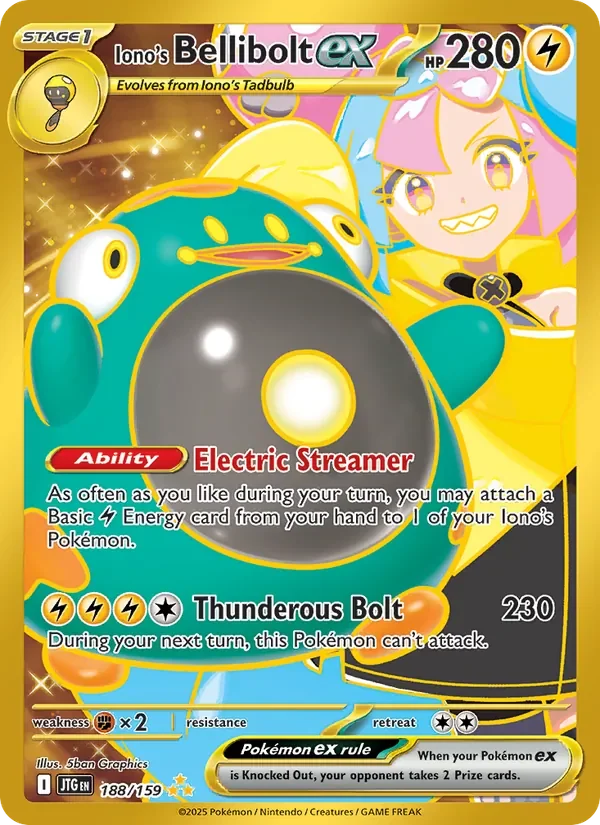 Iono's Bellibolt ex - Full Art - Gold