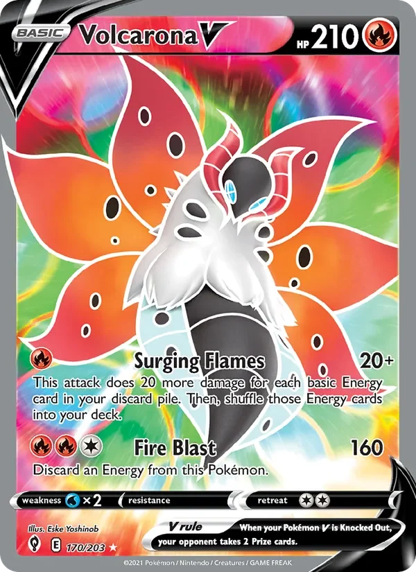 Volcarona V - Holo