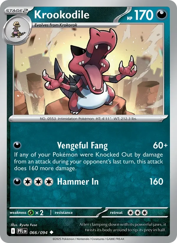 Krookodile - Non-holo