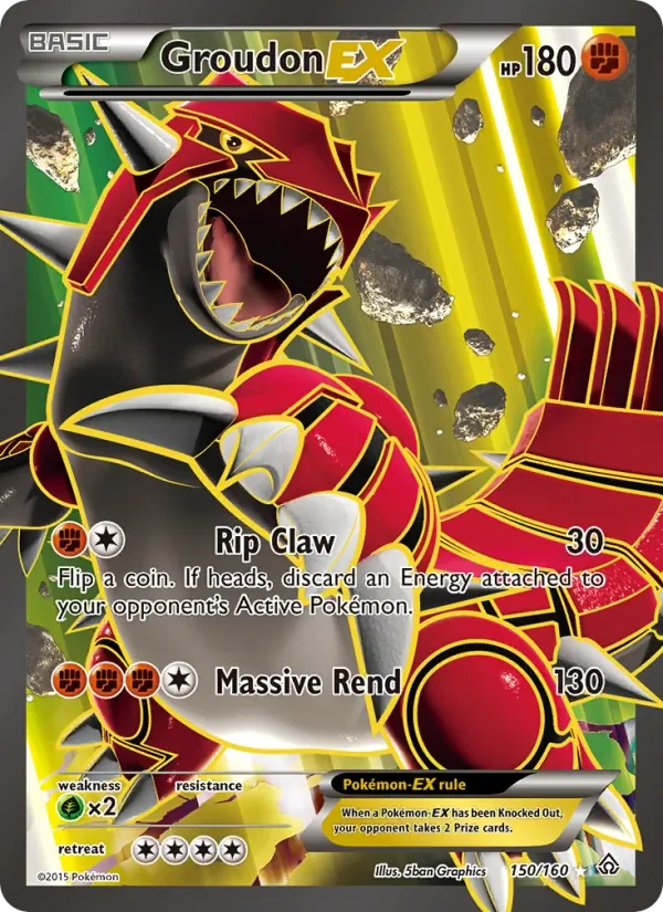 Groudon EX - Non-holo