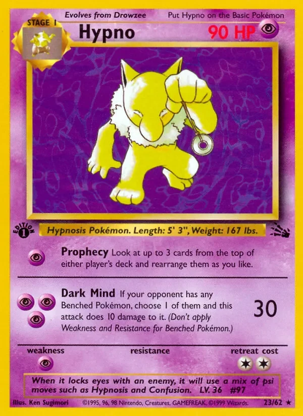 Hypno - Non-holo - 1999-2000 copyright