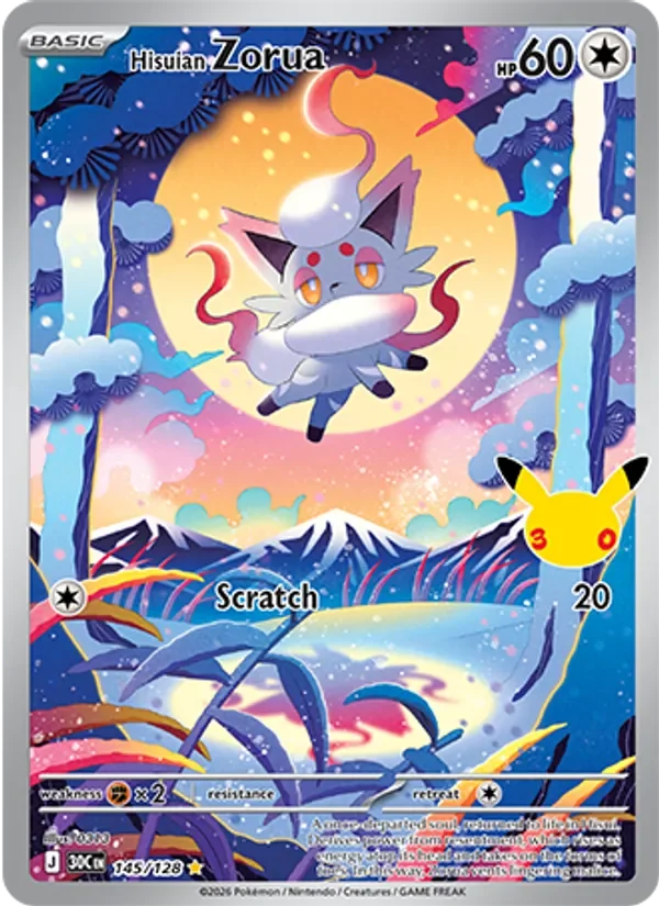 Hisuian Zorua - Full Art - 30th Anniversary