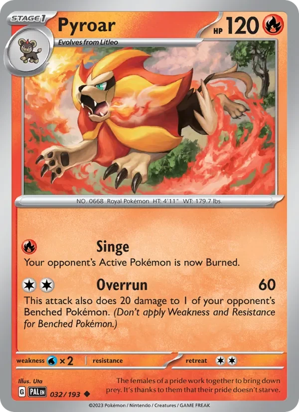 Pyroar - Non-holo