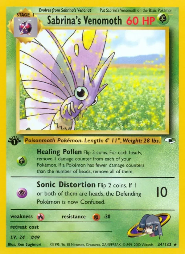 Sabrina's Venomoth - Non-holo