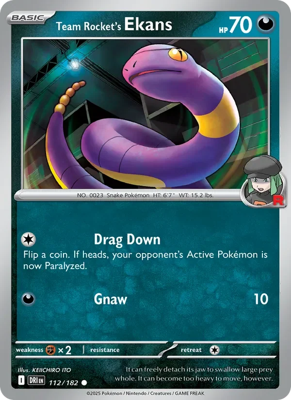 Team Rocket's Ekans - Non-holo